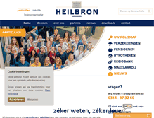 Tablet Screenshot of heilbron.nl